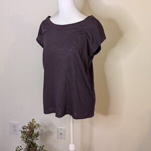 Athleta Deep Purple Athletic Shirt - Size M